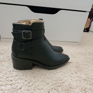 Black ankle boots